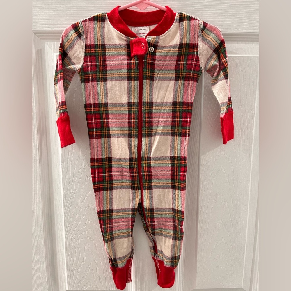 Baby Christmas Plaid Pajamas